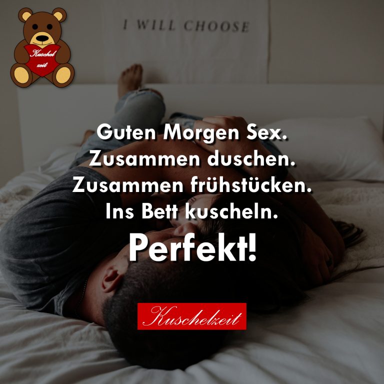 Guten Sex… Kuschlzeit