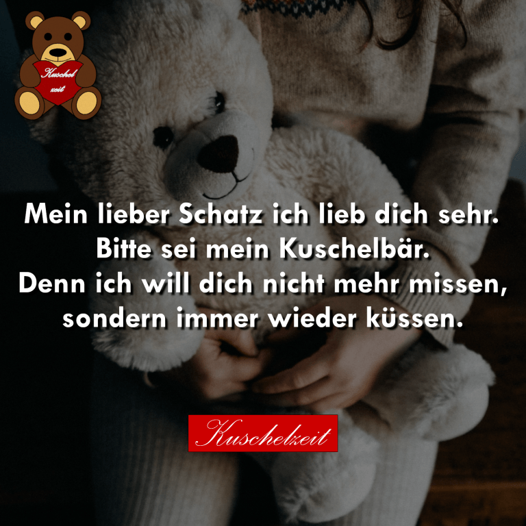 Mein lieber Schatz… Kuschlzeit
